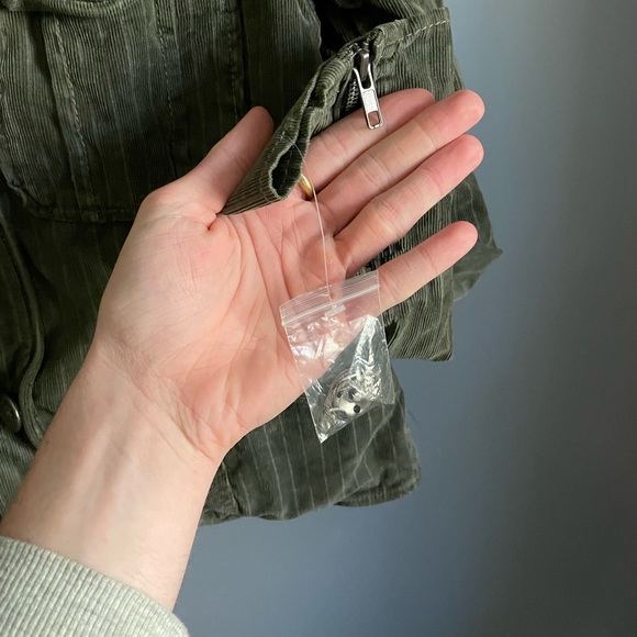 Free People Corduroy Military Jacket Womens Size Small - Picture 3 of 5